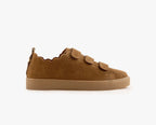 Basket MAISON TOUFFET JULIANNE Cuir velours camel