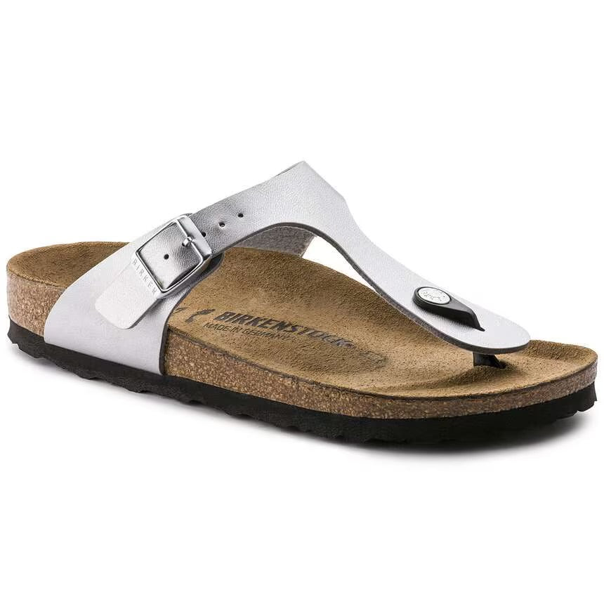 Mules BIRKENSTOCK Gizeh BS Silver