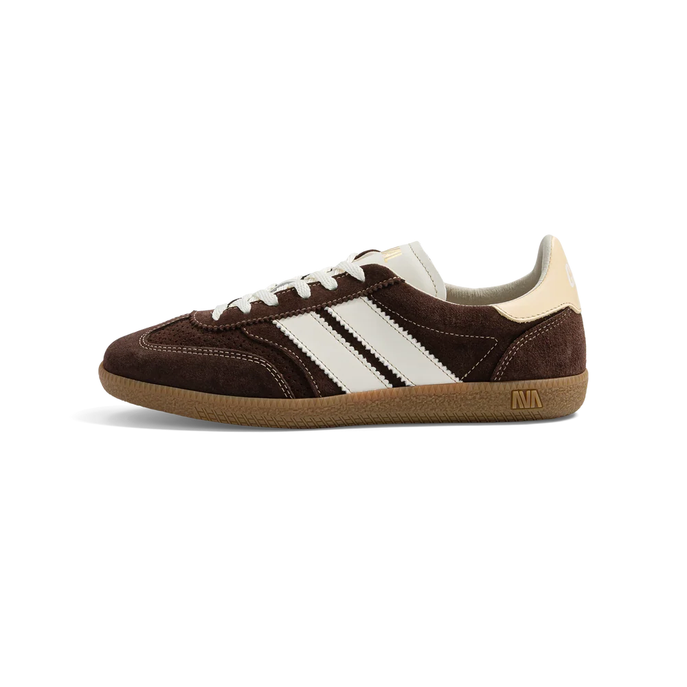 Baskets en suède marron et beige - coco crush - CAVAL