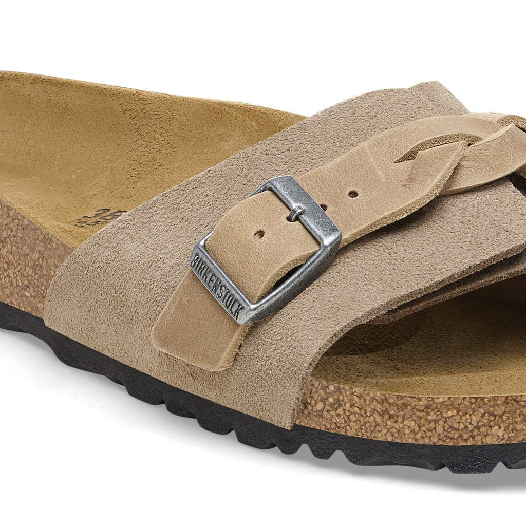 Sandales BIRKENSTOCK Oita Braided Suède Taupe