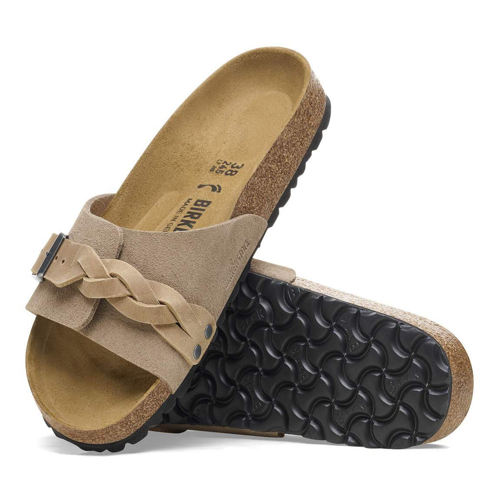 Sandales BIRKENSTOCK Oita Braided Suède Taupe
