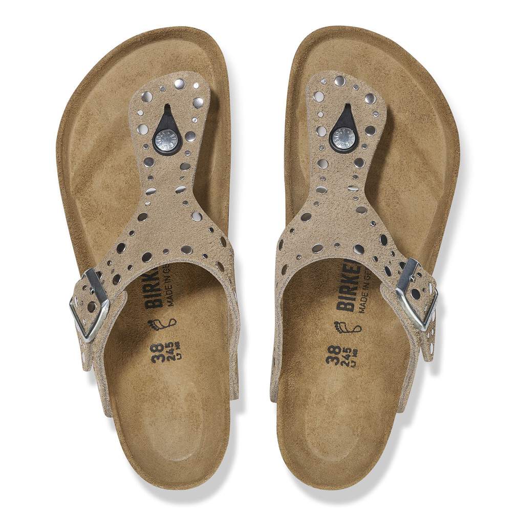 Sandales BIRKENSTOCK Gizeh Rivet Taupe