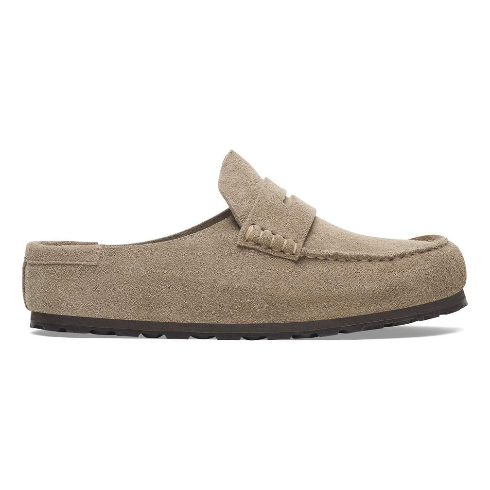 Sabots BIRKENSTOCK Naples Wrapped Suède Taupe