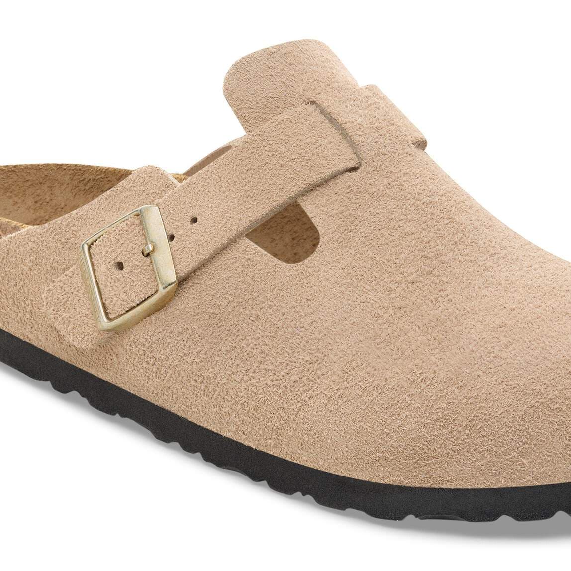 Sabots BIRKENSTOCK Boston Suède Sandcastle