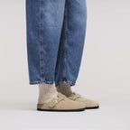 Sabots BIRKENSTOCK Boston Suède Sandcastle