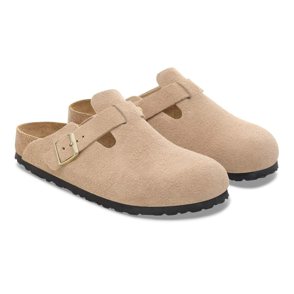 Sabots BIRKENSTOCK Boston Suède Sandcastle