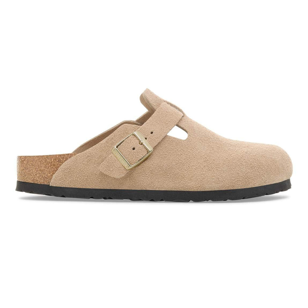 Sabots BIRKENSTOCK Boston Suède Sandcastle