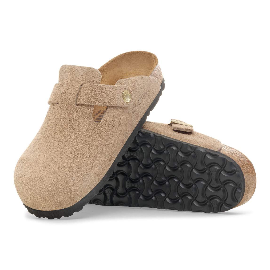 Sabots BIRKENSTOCK Boston Suède Sandcastle