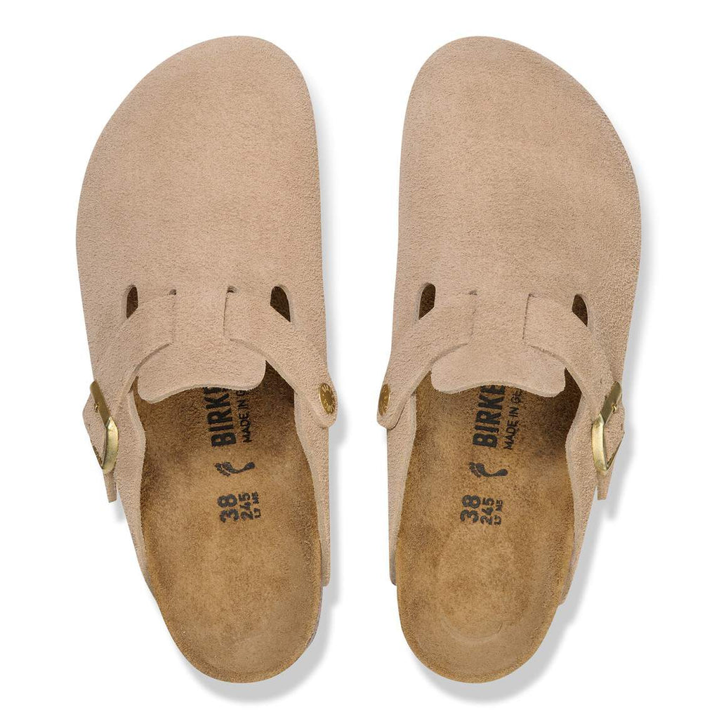 Sabots BIRKENSTOCK Boston Suède Sandcastle