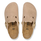 Sabots BIRKENSTOCK Boston Suède Sandcastle