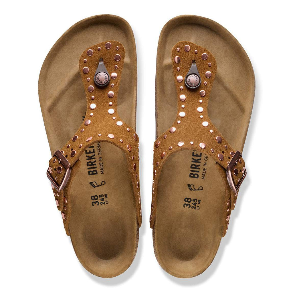 Sandales BIRKENSTOCK Gizeh Rivet Mink