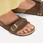 Sandales BIRKENSTOCK Oita Braided Suède Carafe