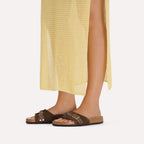 Sandales BIRKENSTOCK Oita Braided Suède Carafe