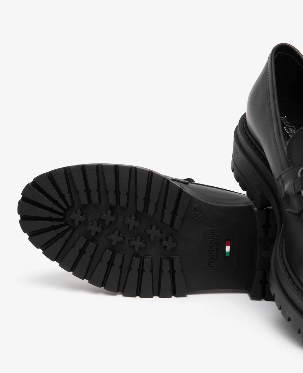 Mocassins NERO GIARDINI cuir noir