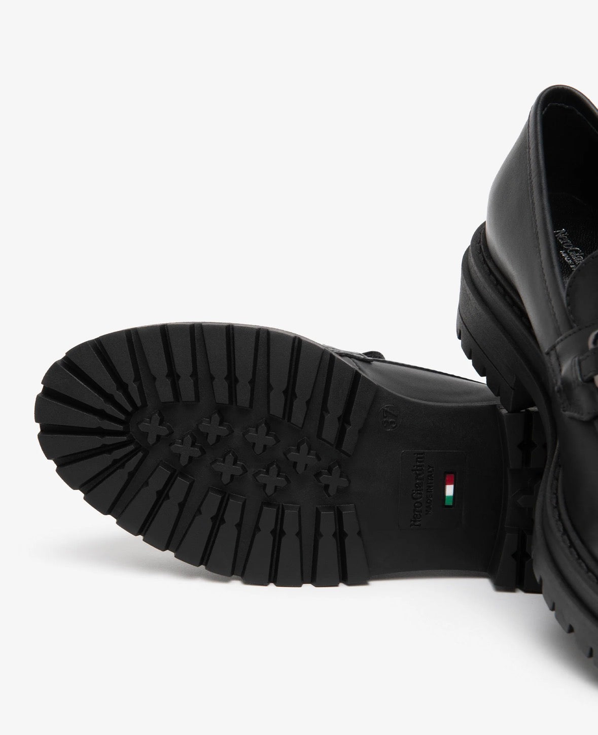 Mocassins NERO GIARDINI cuir noir