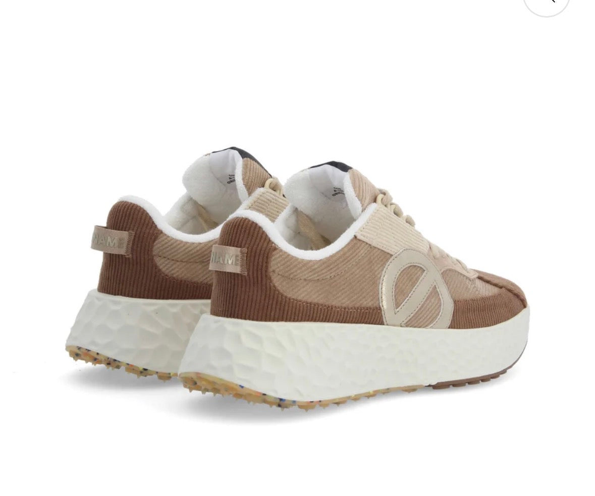 Baskets NO NAME CARTER RUNNER W BEIGE/MARRON