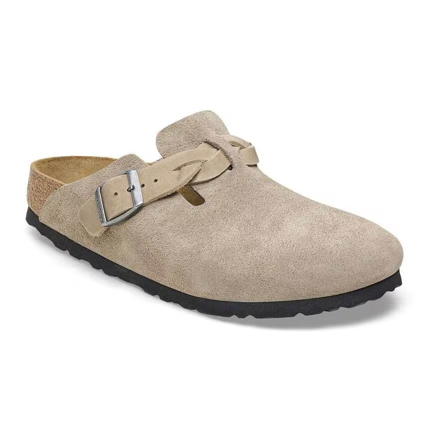 Sabots BIRKENSTOCK Boston Braided Taupe