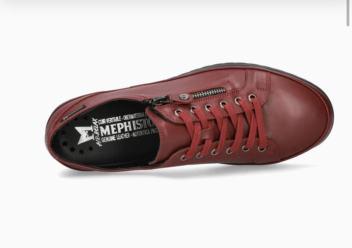 Baskets MEPHISTO June oxblood