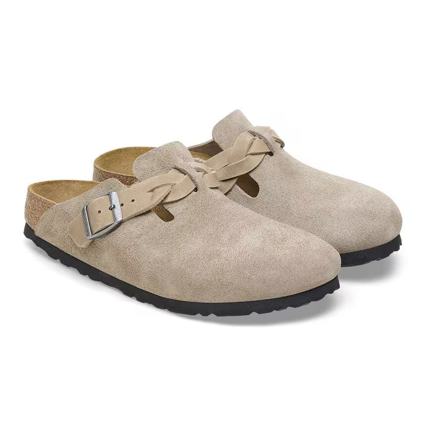 Sabots BIRKENSTOCK Boston Braided Taupe