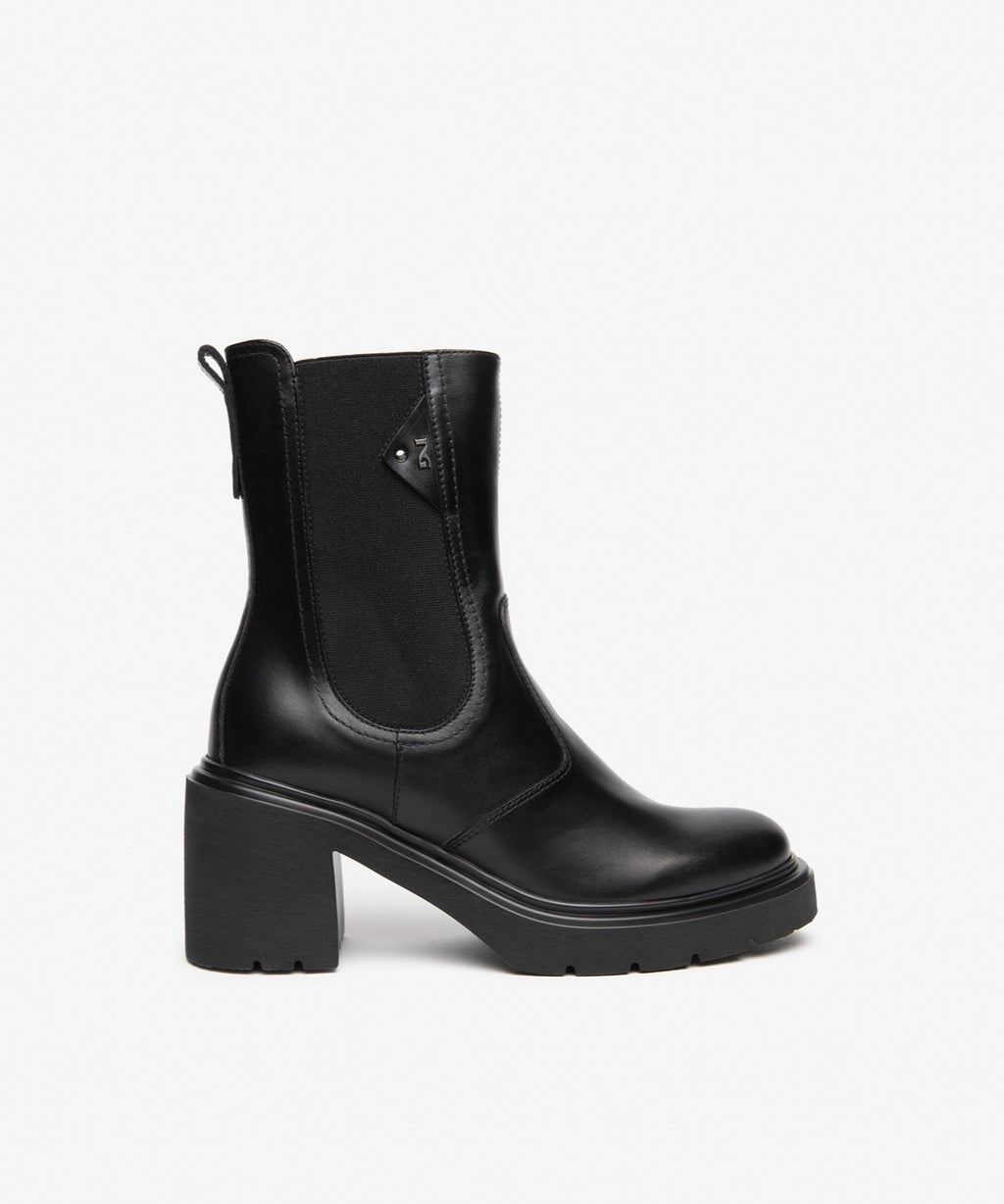 Bottines Mira NERO GIARDINI  en Cuir noir