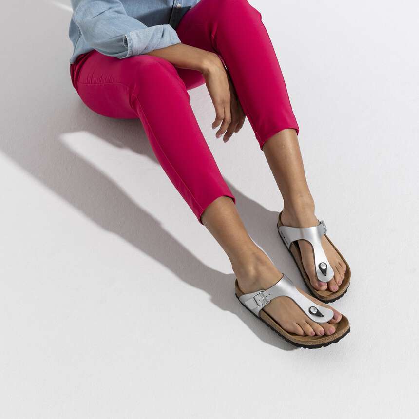 Mules BIRKENSTOCK Gizeh BS Silver