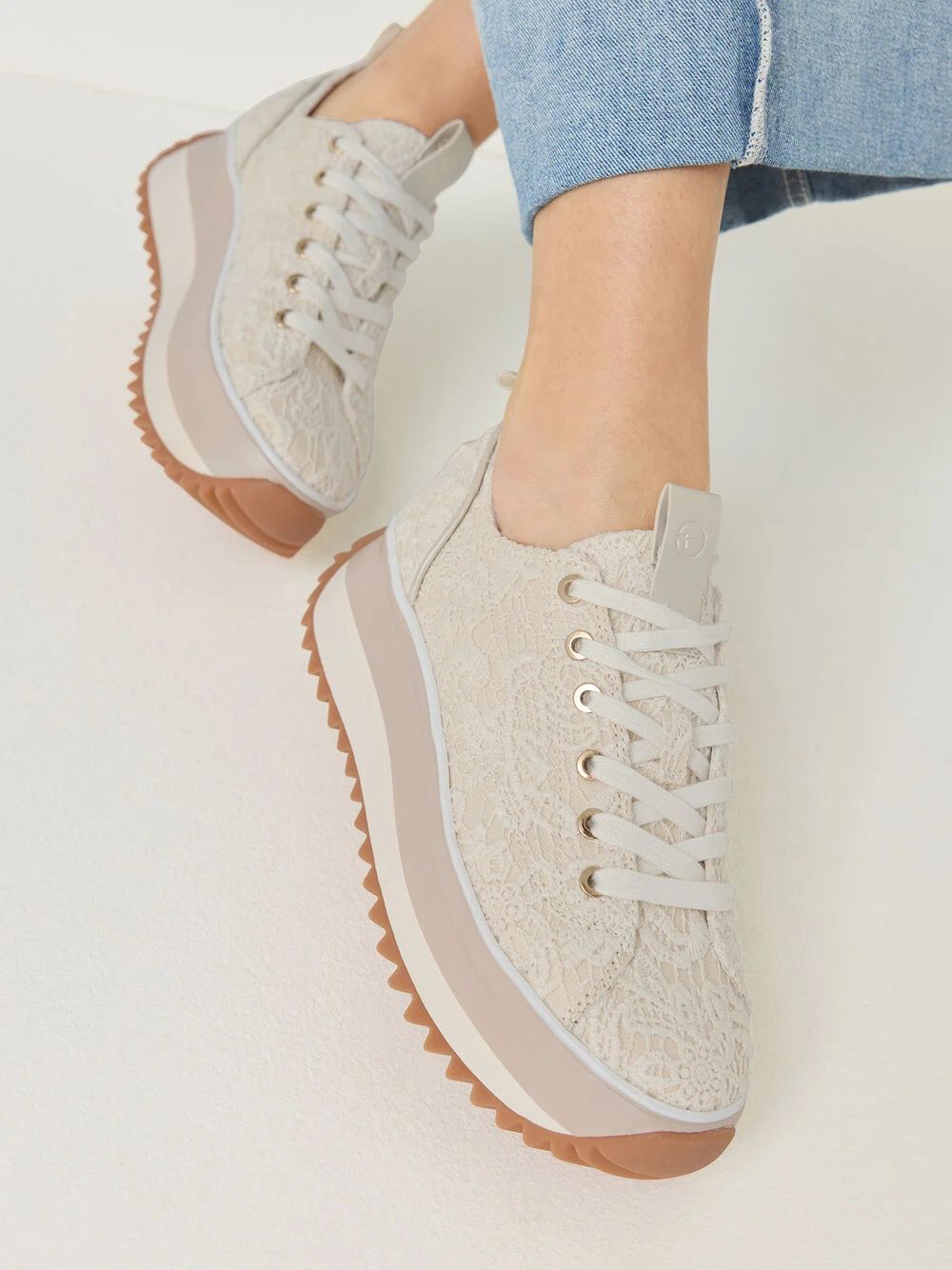 Basket TAMARIS Ivory Macramee