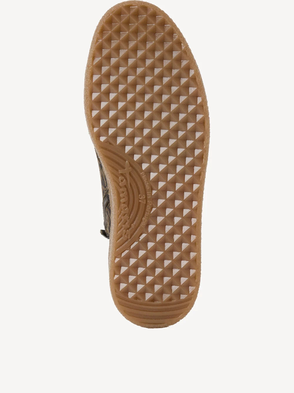 Baskets TAMARIS léopard kaki