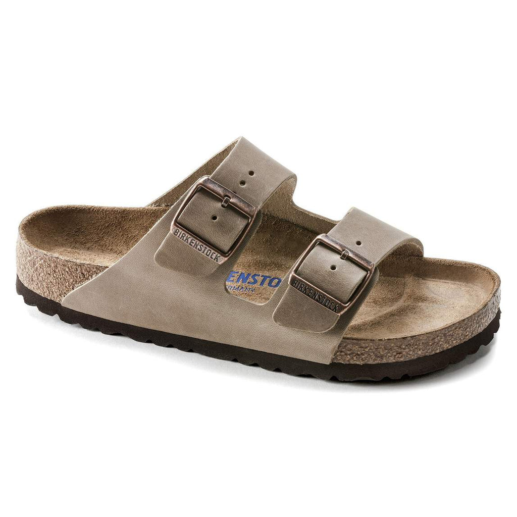 Sandales BIRKENSTOCK Arizona Lit de pied souple Cuir huilé Tabacco brown
