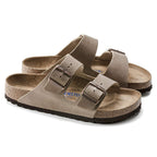 Sandales BIRKENSTOCK Arizona Lit de pied souple Cuir huilé Tabacco brown