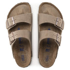 Sandales BIRKENSTOCK Arizona Lit de pied souple Cuir huilé Tabacco brown