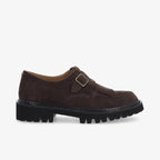 Derbies SCHMOOVE MYSEN PLT BUCKLE W Suede Marron