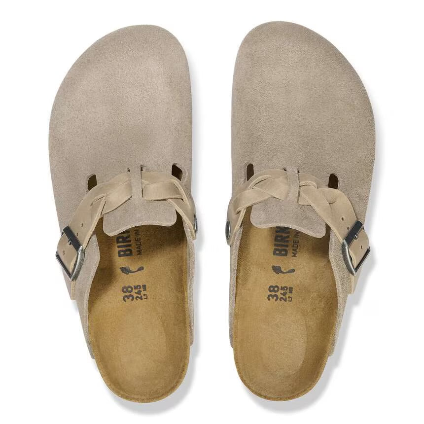 Sabots BIRKENSTOCK Boston Braided Taupe