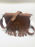 Sac à main bandoulière CHARLAY STONE Marron
