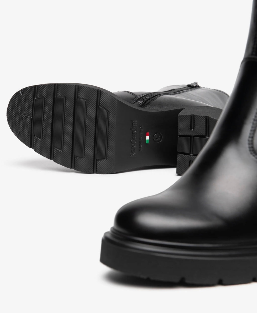 Bottines Mira NERO GIARDINI  en Cuir noir