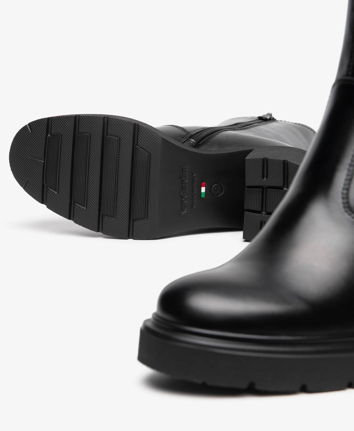Bottines Mira NERO GIARDINI  en Cuir noir