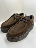 Derbies Wallabee WE DO à Plateforme Striée en Daim Marron — Look Urban-Chic