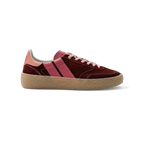 Baskets en Suède bordeaux - cheeky peony - CAVAL