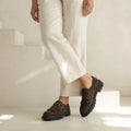 Derbies SCHMOOVE MYSEN PLT BUCKLE W Suede Marron