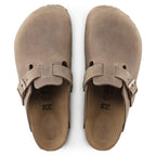 Sabots BIRKENSTOCK Boston Cuir huilé Tabacco Brown