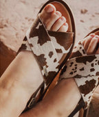 Sandales LES TROPEZIENNES Doapo vache