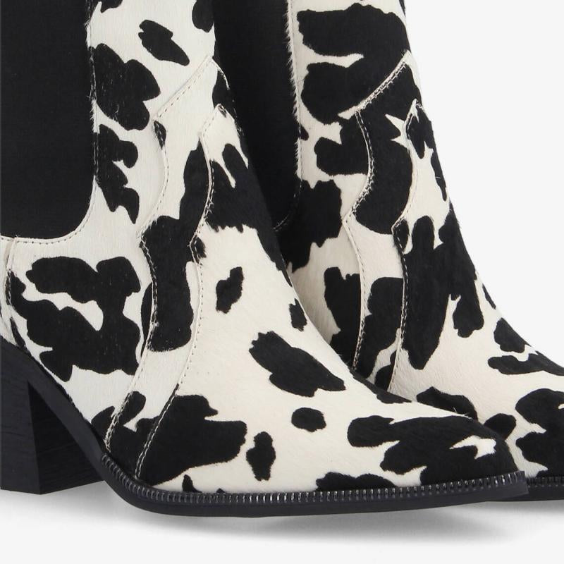 Bottines SCHMOOVE LEONIE CHELSEA W
PONY COW • BLANC/NOIR
