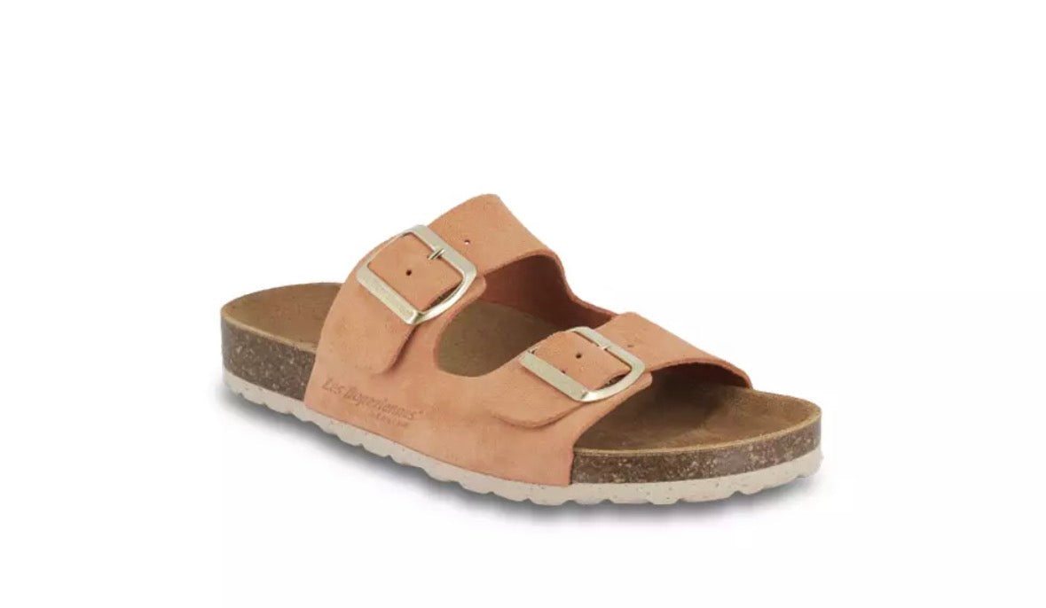 Mules LES TROPEZIENNES Zatix Suede rose poudre