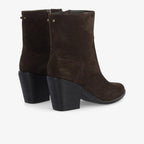 Bottines SCHMOOVE LEONIE ZIP BOOTS W SUEDE • MARRON FONCÉ