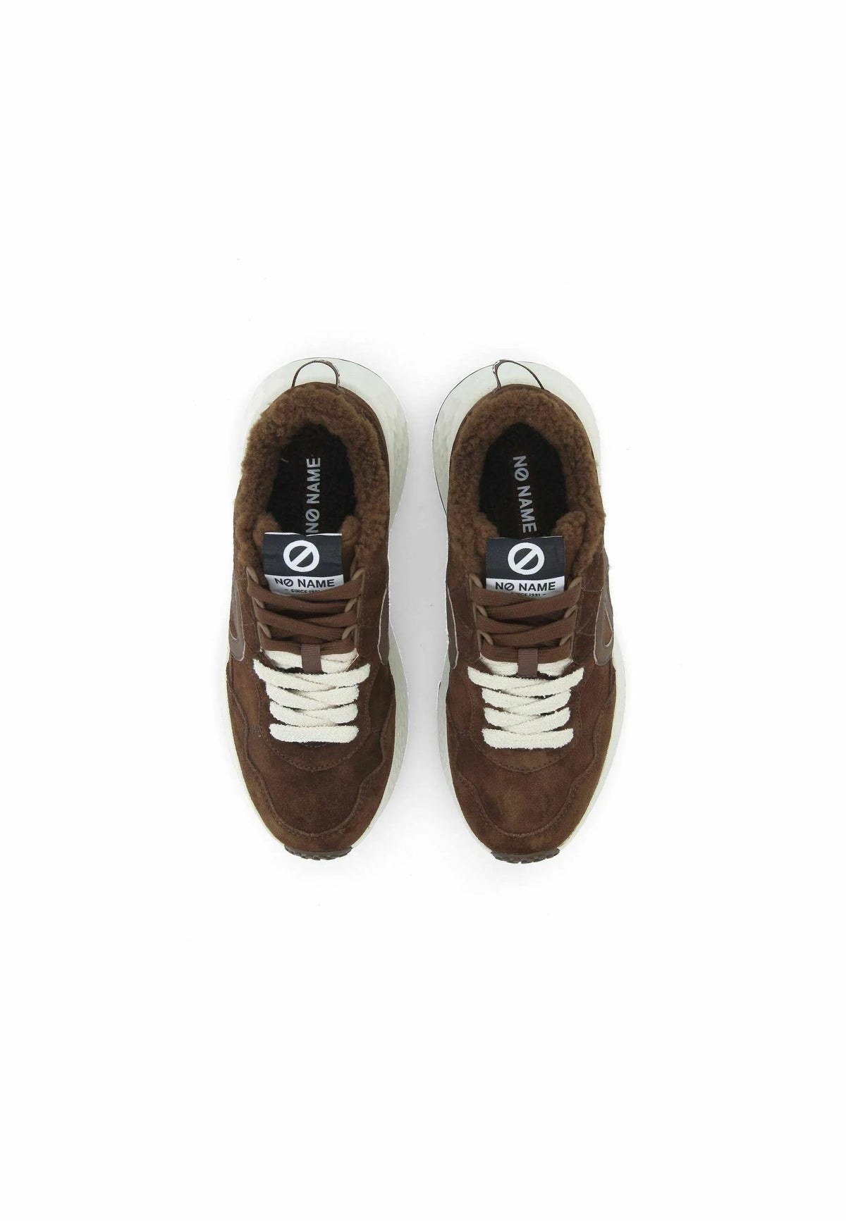 Baskets Carter Jogger MARRON FONCÉ ou BEIGE/BLANC CASSÉ - No name