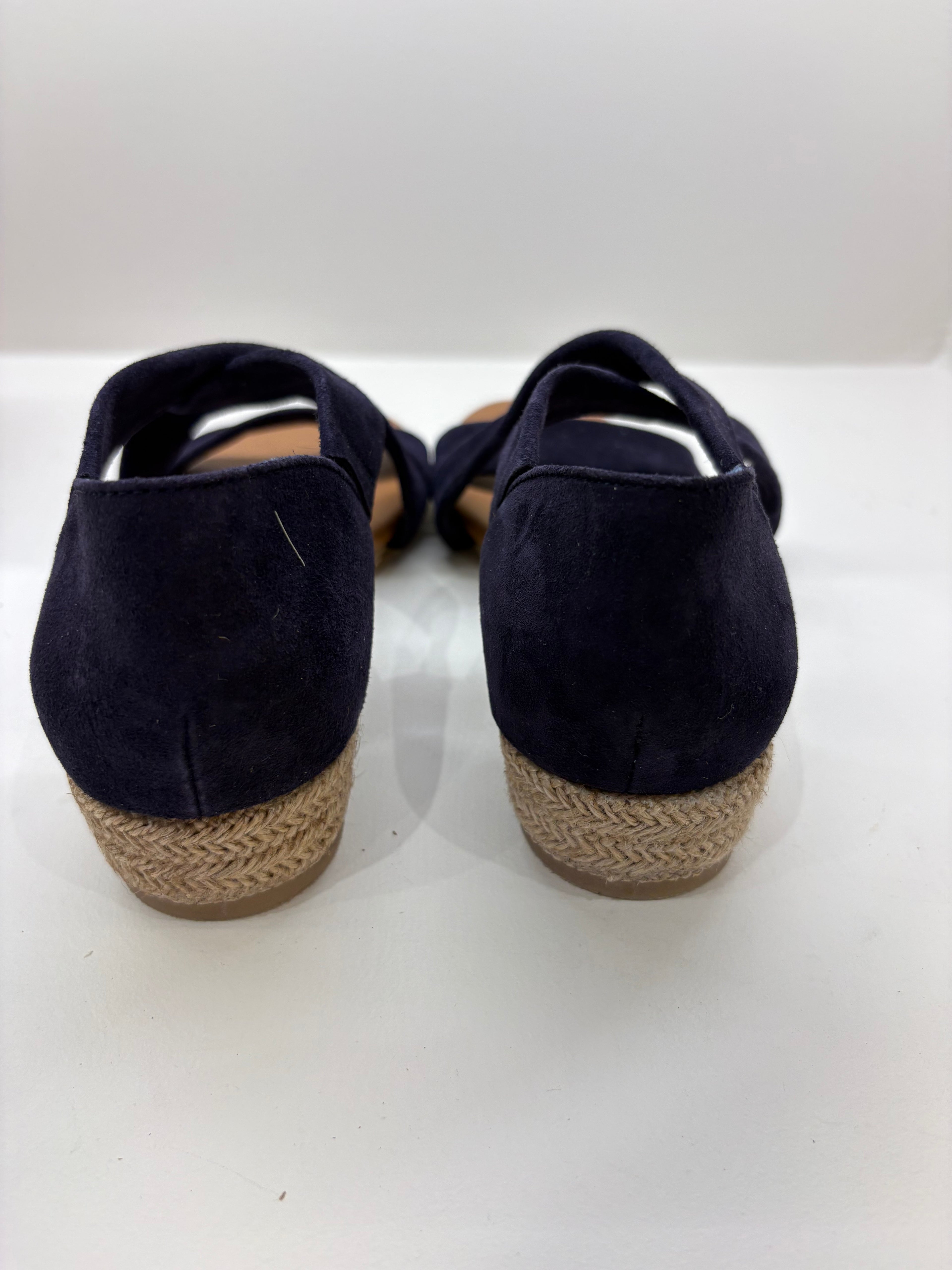 Sandales WEDO chèvre velours marine
