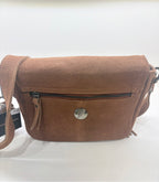 Sac à main bandoulière CHARLAY STONE Marron