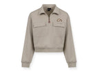 Sweat NO NAME WILLO POCKET HOODIE W BEIGE/GRIS