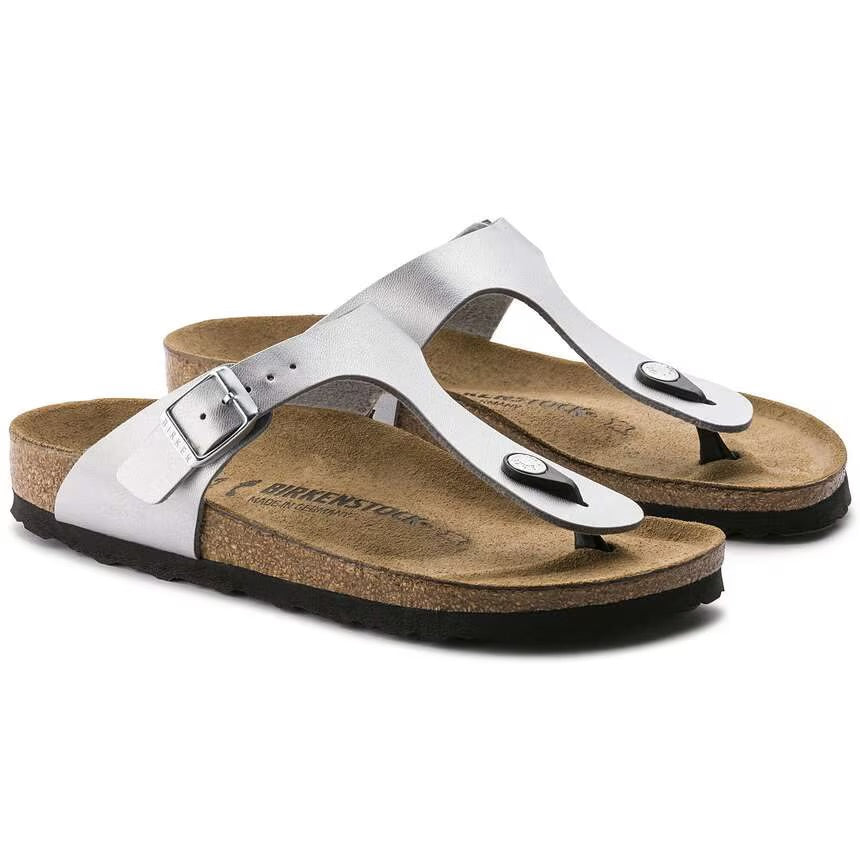 Mules BIRKENSTOCK Gizeh BS Silver