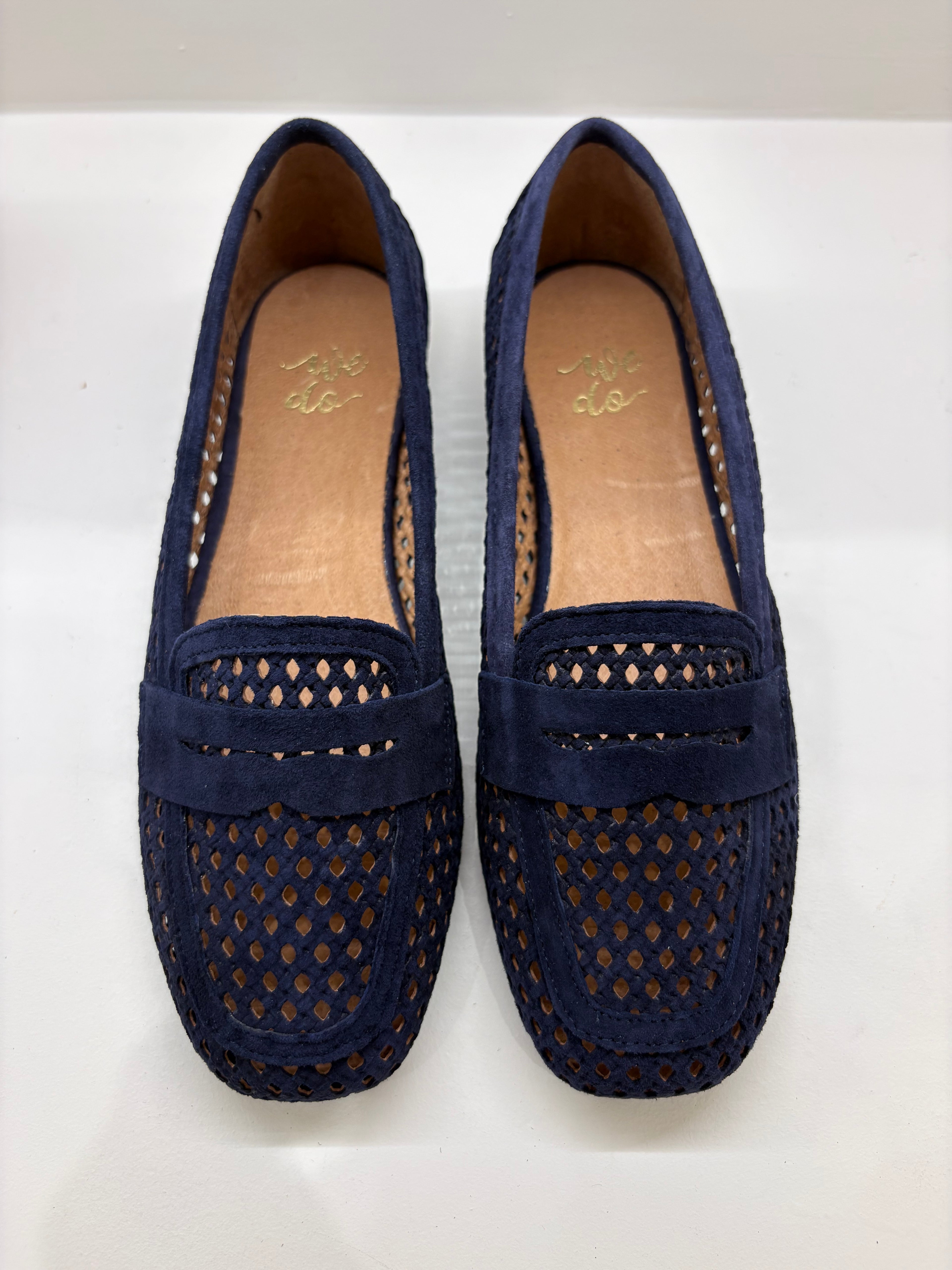 Mocassins WEDO Suède marine