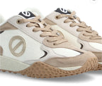 Baskets NO NAME KATE SNEAKER W BLANC CASSE/BEIGE